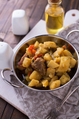 Stew with meat and vegetables