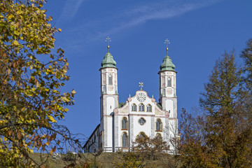 Fototapeta na wymiar Kalvarienbergkirche in Bad Tölz