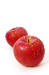 Fototapeta na wymiar Fresh Japanese apple isolated