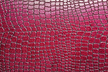Red alligator patterned background