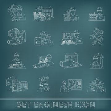 Engineer Icon Outline