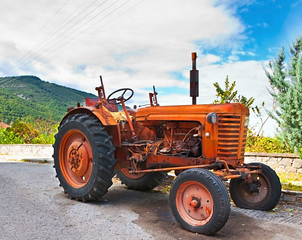 The old tractor