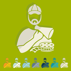 Flat design: director