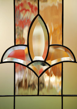 Artesan&iacute;a del vidrio, detalle de vidriera