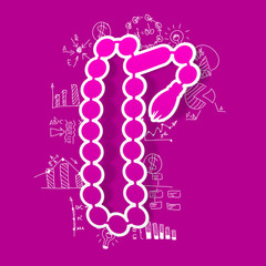 Drawing business formulas: rosary