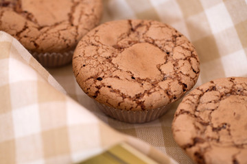 Fototapeta premium Delicious muffins waiting to be eaten