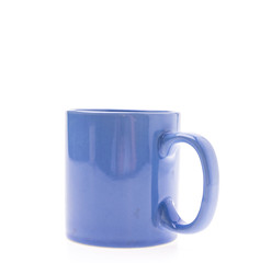 Blue coffee cup