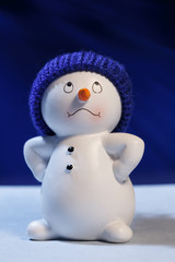 Cheerful snowman