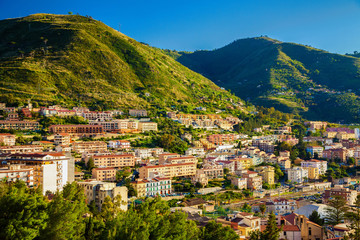 Obraz premium residential district of Cefalu