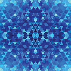 Triangular Mosaic Colorful Background