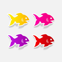 realistic design element: fish