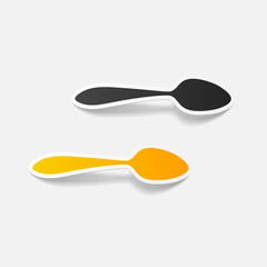 realistic design element: spoon