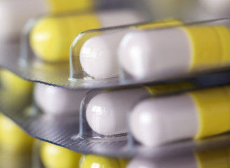 Capsules in a blister pack