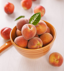 fresh peaches