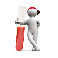 3D Man lab assistant