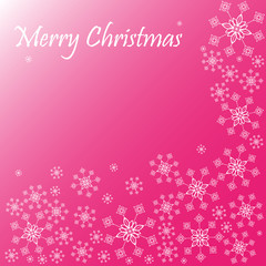 vector snowflakes merry christmas background