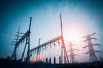 power distributing substation