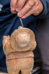 Skilful carver
