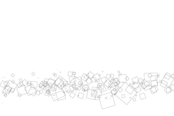 Abstract geometric shape from gray cubes