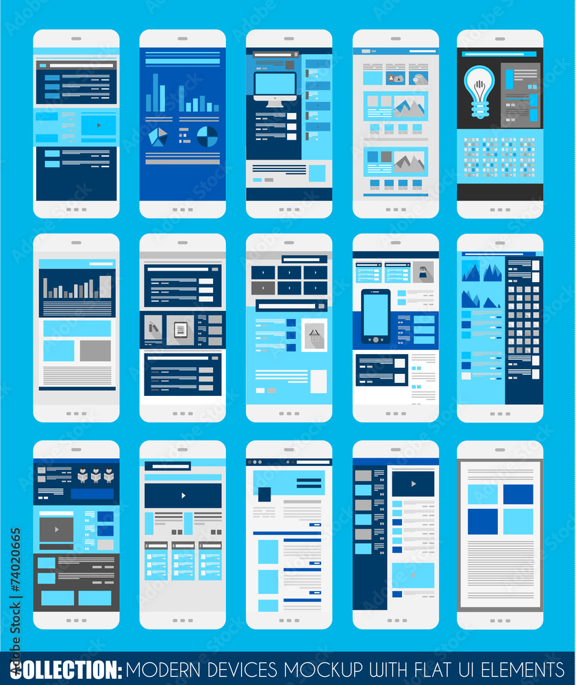 Aufkleber ideal workspace for teamwork and brainsotrming flat ui