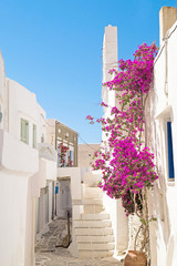 Traditional greek architecture on Cyclades islands, Greece