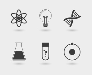 science icon set