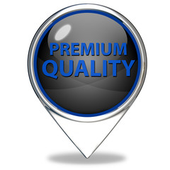 Premium quality pointer icon on white background