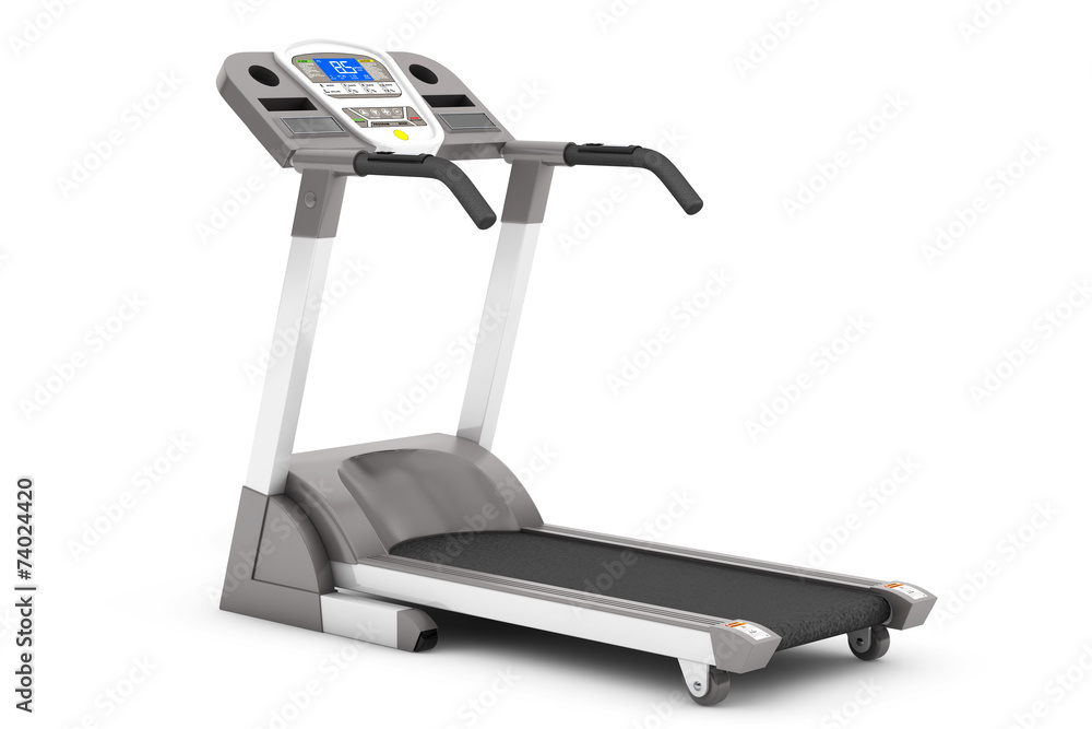 Wall mural treadmill machine