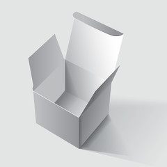 Template white box for cosmetics