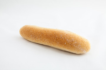 Baguette isolated on white background
