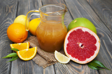 Obraz na płótnie Canvas Citrus juice