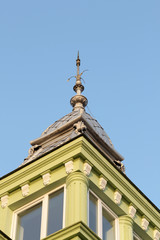 Fototapeta na wymiar Roof details from classic building