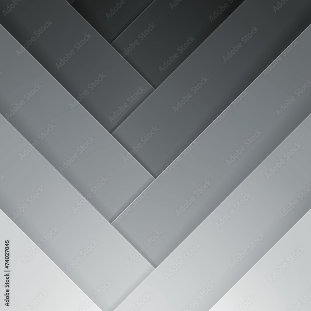 Aufkleber abstract grey crossing rectangle shapes background