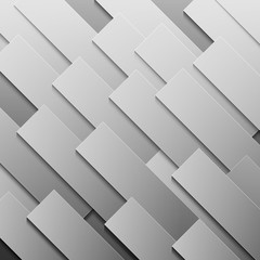 Abstract grey paper rectangle shapes background