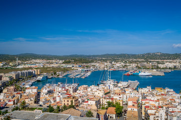 Fototapeta na wymiar Ibiza harbor
