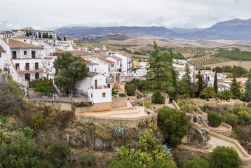 Fototapeta na wymiar view of Ronda, Spain