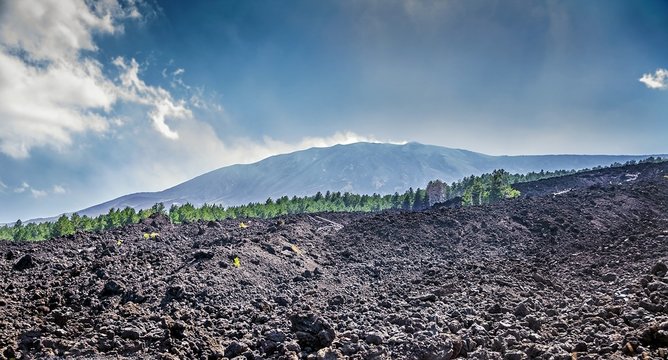 Landscapes of Etna, Sicily ,Italy.