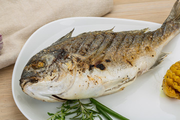 Grilled dorado