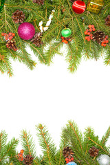 Obraz na płótnie Canvas Christmas background. Eve framework