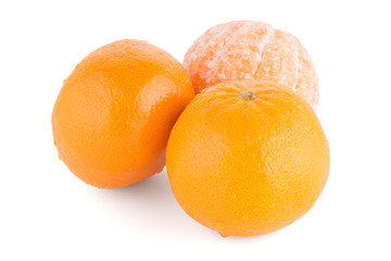 Ripe tangerine or mandarin