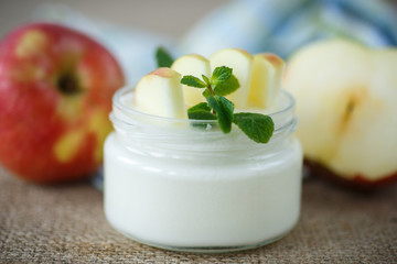 yogurt apple