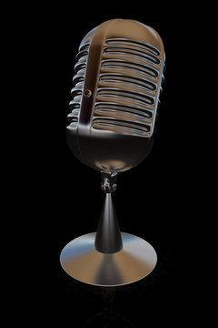 metal microphone
