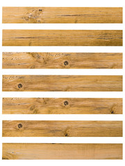 Isolate Wood plank brown