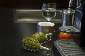 Grenades on a Table