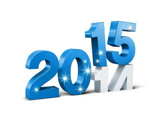 2015 new year sign - obrazy, fototapety, plakaty