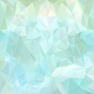 vector polygonal background in blue colors - ice