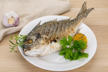 Grilled dorado
