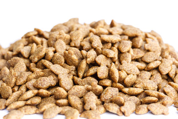 Close up pet food