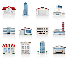 Buildings icons
