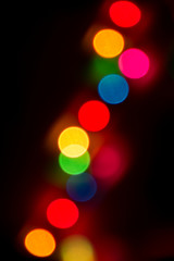 Fototapeta premium Abstract Christmas lights